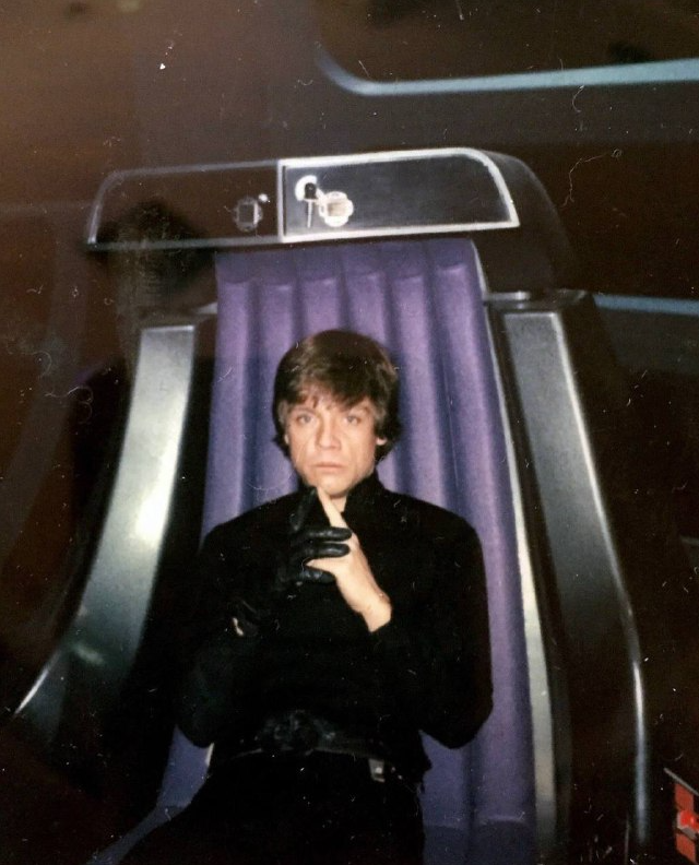 Кадры со съемок Звездых войн.