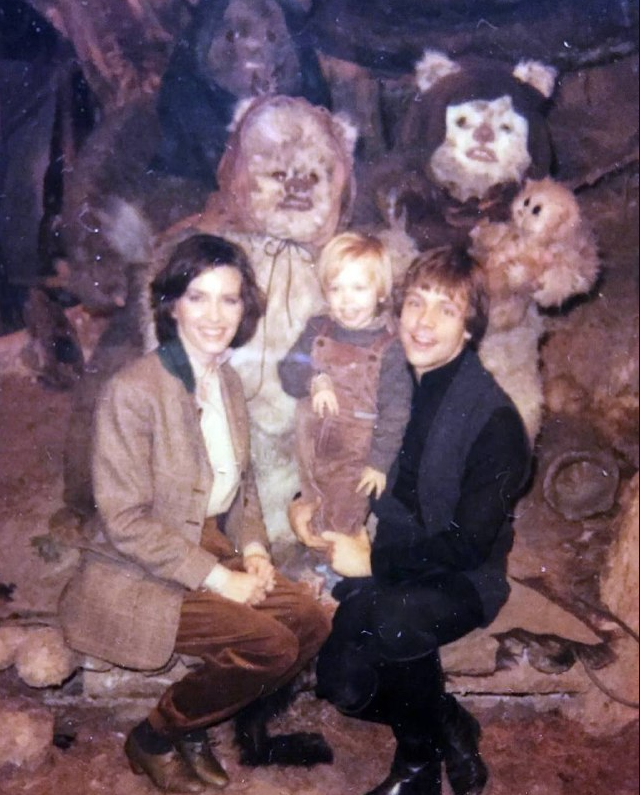 Кадры со съемок Звездых войн.