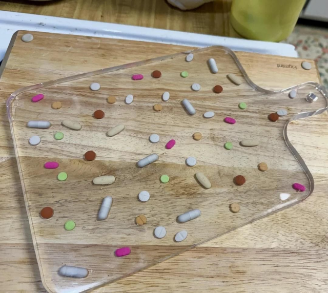 Разделочная доска с оздоровительным дизайном