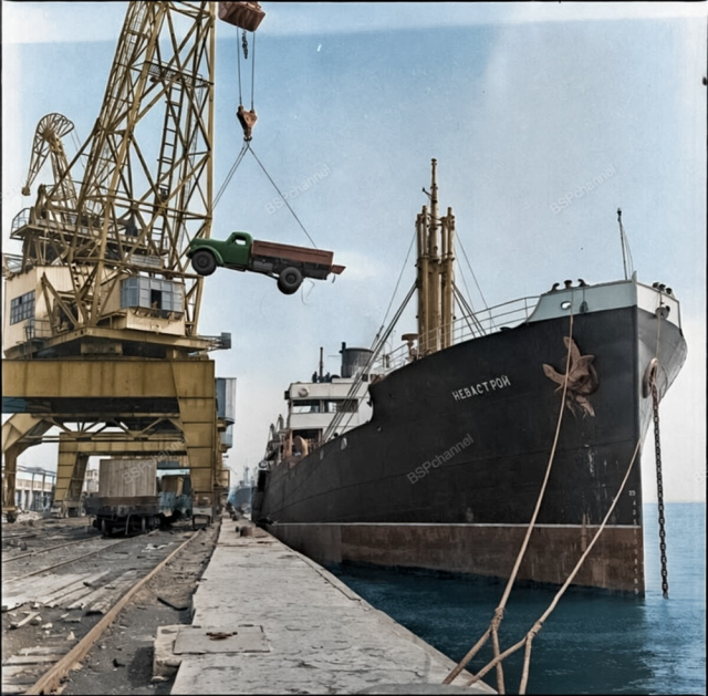 Порт Находка, 1960 год.