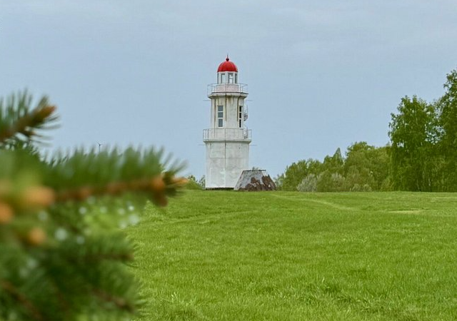 Маяк с интересной историей в Томской области