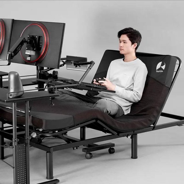 Геймерскую кровать Bauhutte Electric Gaming Bed 2 выпустили в Японии