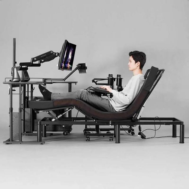 Геймерскую кровать Bauhutte Electric Gaming Bed 2 выпустили в Японии