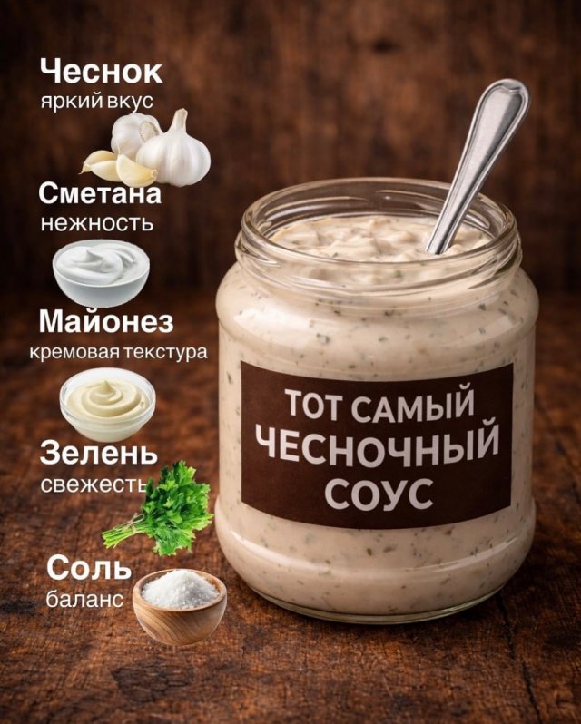 Готовим любимые соусы за 5 минут