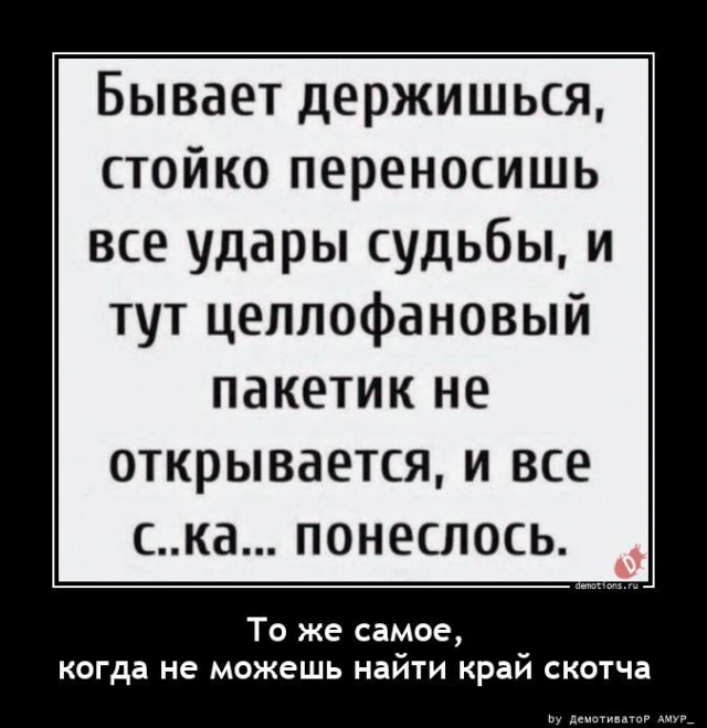 Подборка забавных демотиваторов для хорошего настроения