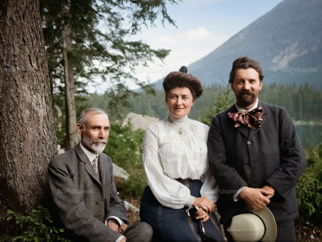 Немецкий мужчина и супружеская пара. Германия, 1904 год. Немецкий мужчина и супружеская пара. Германия, 1904 год.