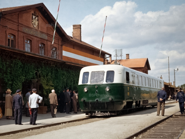 Железнодорожная станция Суботица. Югославия, 1937 год. Железнодорожная станция Суботица. Югославия, 1937 год.