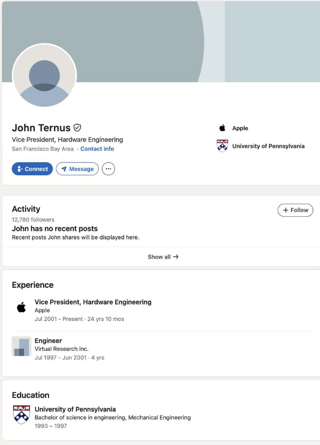 В Apple смена руководства В Apple смена руководства