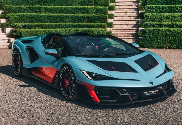 Lamborghini представила гибридный Fenomeno Roadster - самый мощный открытый суперкар марки