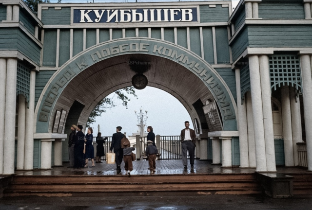 Речной вокзал, конец 1950-х, начало 1960-х.