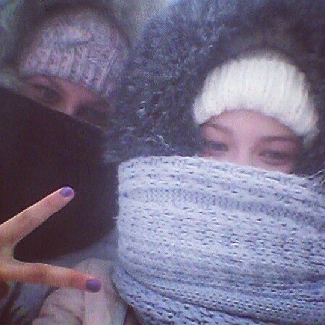 В Норильске холодно: -64° (8 фото)