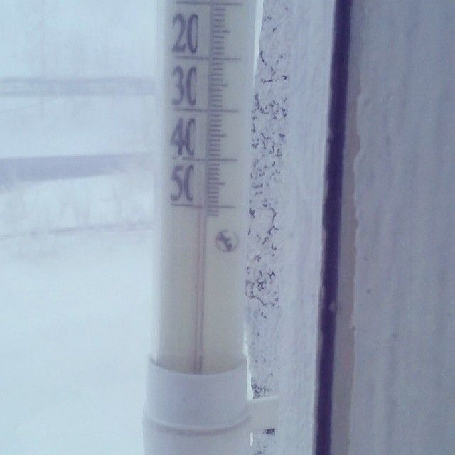 В Норильске холодно: -64° (8 фото)