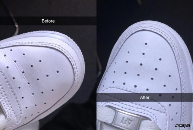 Самый простой способ разгладить складки на обуви (6 фото)