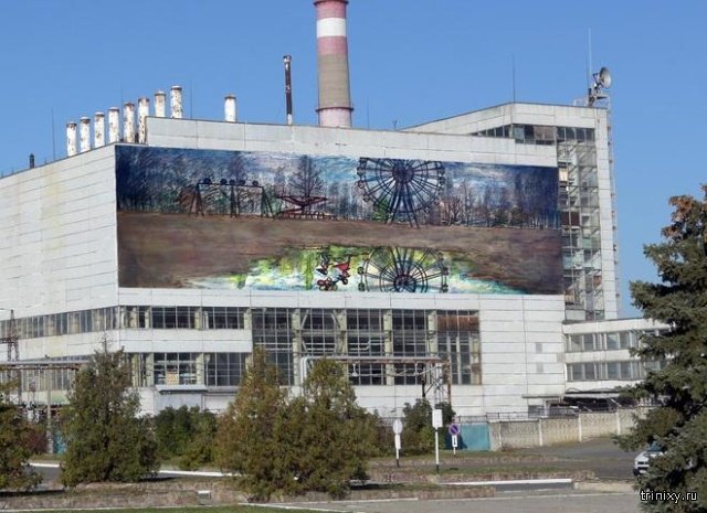 На стене машинного зала Чернобыльской АЭС появится граффити. Пользователи сети выбирают эскизы (12 фото)