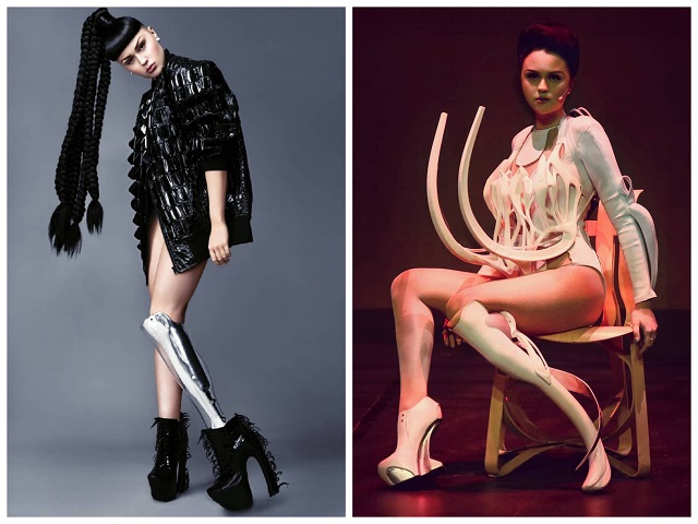 Виктория Модеста - модель без ноги, которая достигла успеха и вдохновила девушек заниматься модельным бизнесом (9 фото)