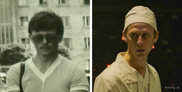 Внешность настоящих людей по сравнению с внешностью персонажей сериала "Чернобыль" (13 фото)