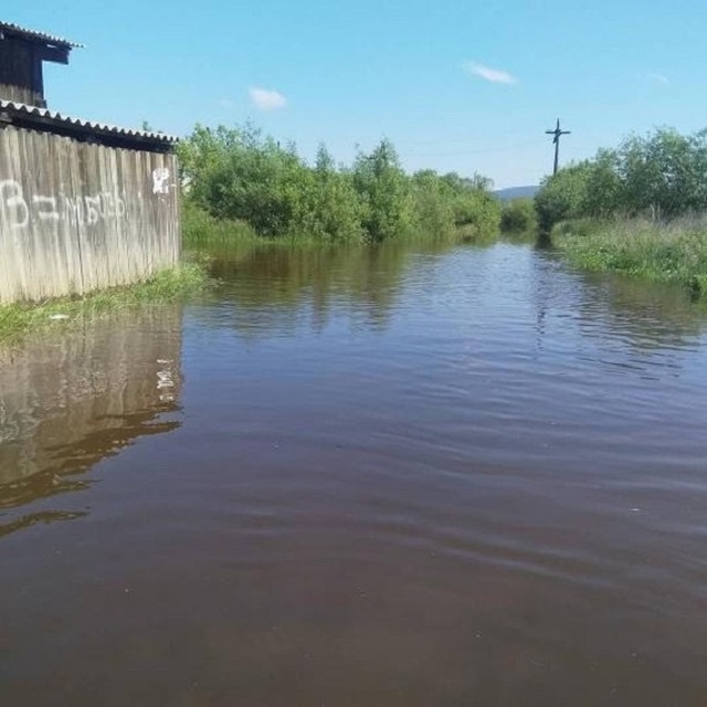 Снова наводнение: в городе Канск вода в реке поднялась до 439 см (5 фото + видео)