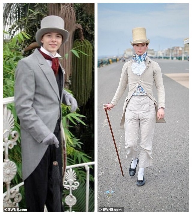Парень из Англии бросил вызов современной моде и уже 10-й год носит одежду в стиле XIX века (10 фото)
