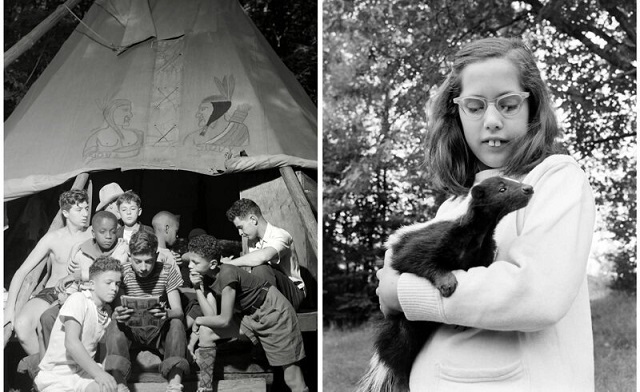 Американские летние лагеря в 50-е годы (16 фото)