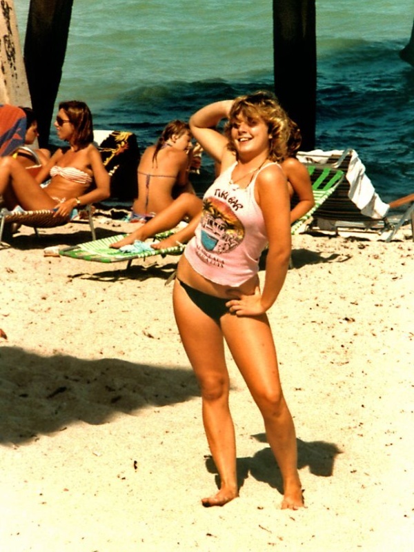 Пляжная мода 1980-х годов (21 фото)