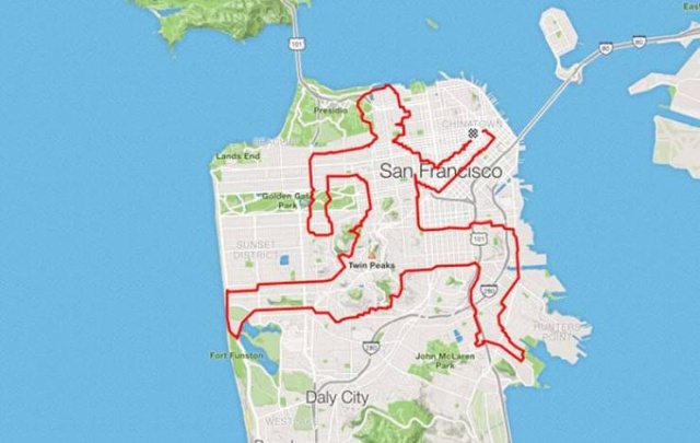 Картины на карте Сан-Франциско (24 фото)