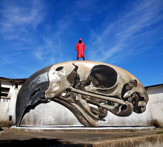 Невероятно реалистичные 3D-граффити от художника из Португалии (22 фото)
