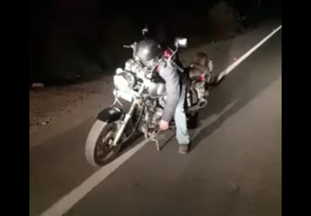 Мотоциклист проиграл в битве против текилы