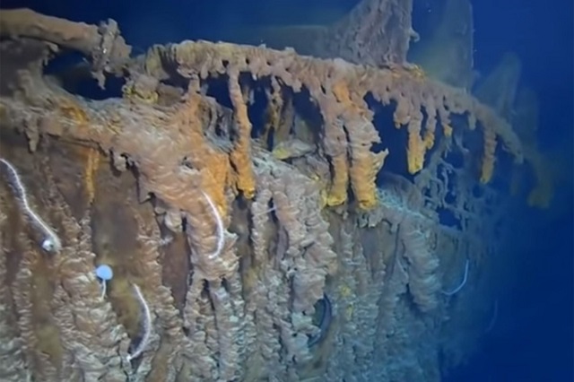Дайверы засняли повреждения затонувшего "Титаника"