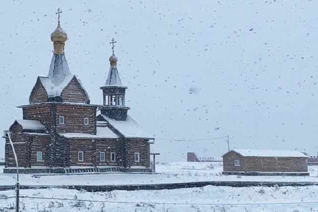 С первым снегом, Норильск! (11 фото + 2 видео)