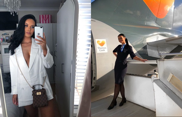 Хлоя Бэйн - соблазнительная стюардесса-блогерша из Великобритании (20 фото)