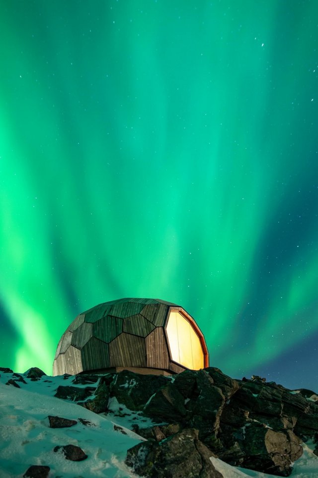 Минимализм и потрясающие виды: туристический домик в Норвегии (19 фото)