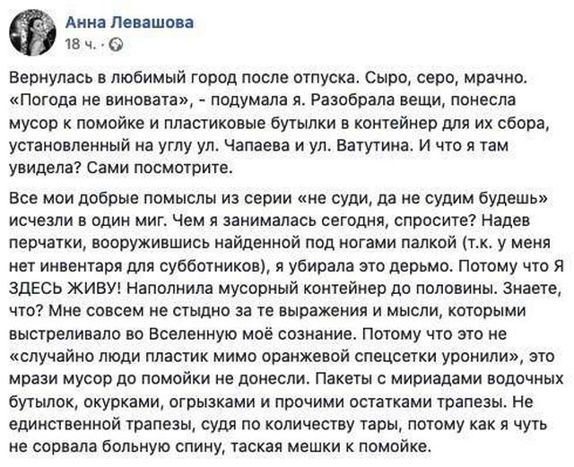 Чиновницу Анну Левашову уволили из-за гневного поста в соцсети