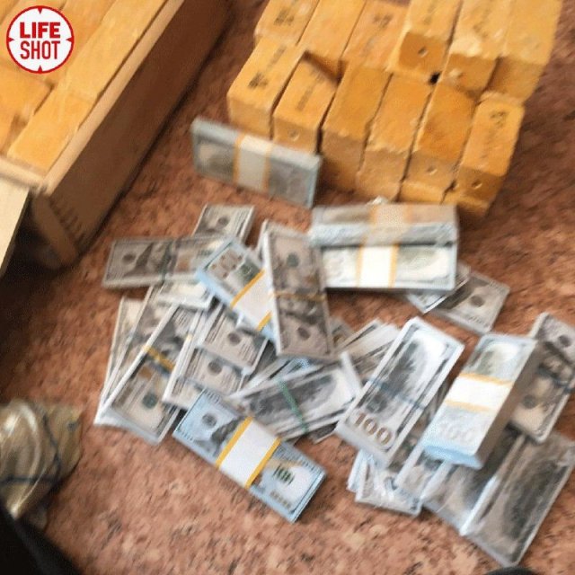 У преступника в Улан-Удэ нашли тротил и огромное количество денег (фото + видео)