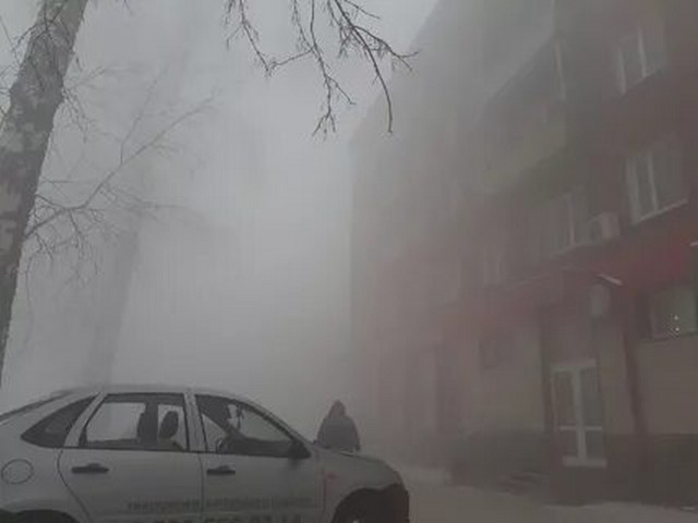 В Кемеровской области наблюдается эффект «черного неба» (видео + 3 фото)
