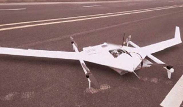 Китайские технологии: дрон на спирте установил рекорд в воздухе (2 фото)