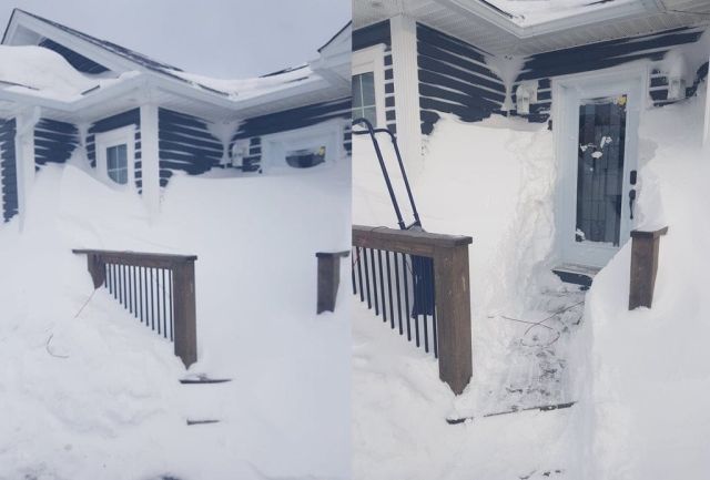 В Канаде выпало рекордное количество снега (18 фото)