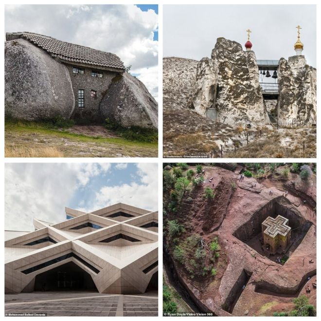 Самые странные и необычные дома из камня (7 фото)