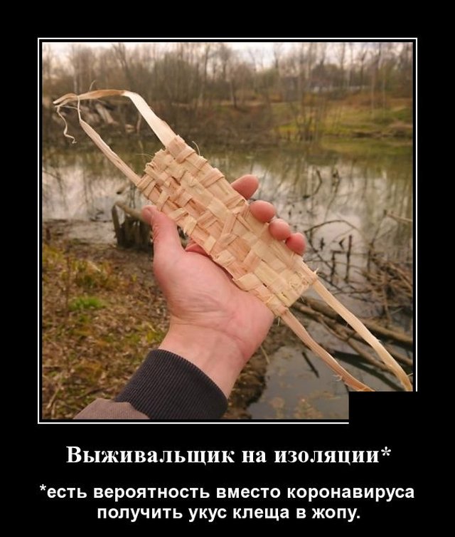 Демотиватор про выживальщиков