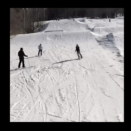 Падение на лыжах