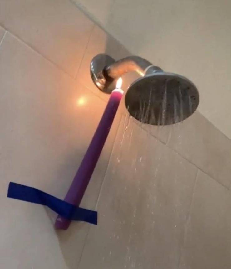 Нагреватель воды из свечки