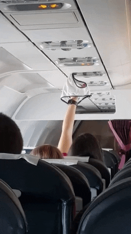 Странный пассажир самолета