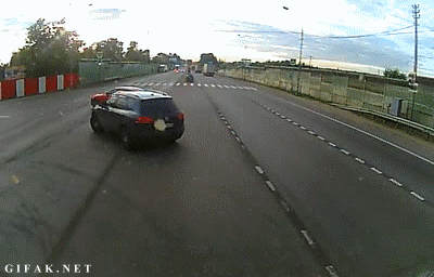 Опасное происшествие на дороге