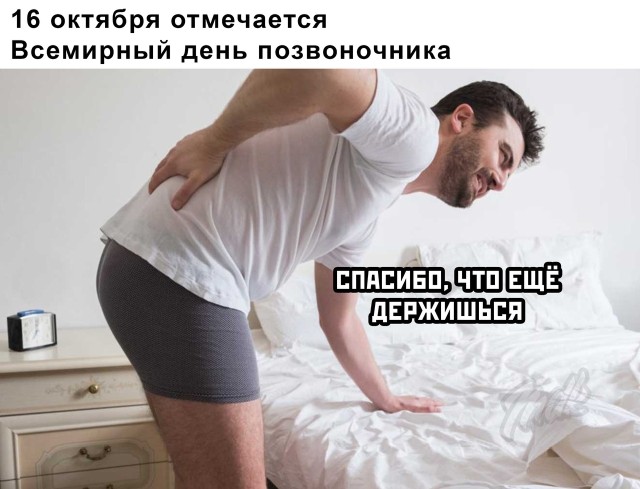 16 октября день позвоночника