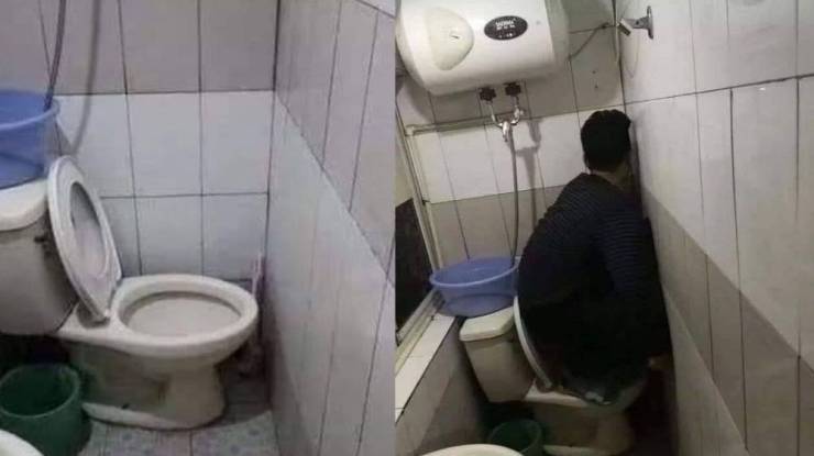 Крохотный туалет
