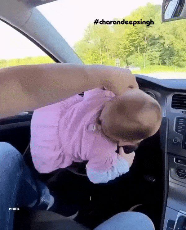 Ребенок за рулем автомобиля