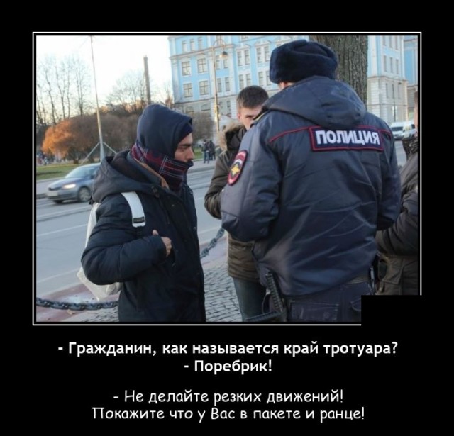 Демотиватор про полицию
