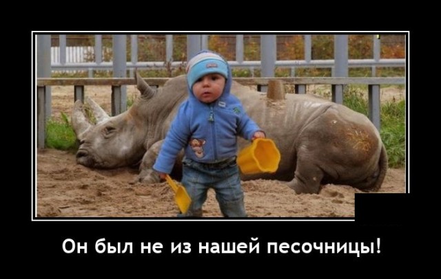 Демотиватор про песочницу