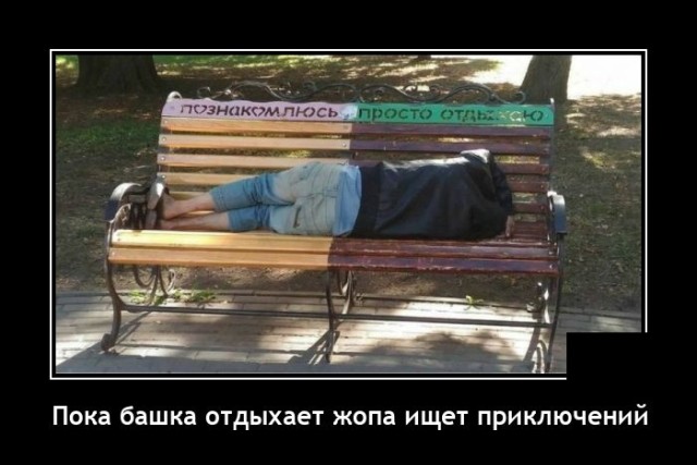 Демотиватор про голову
