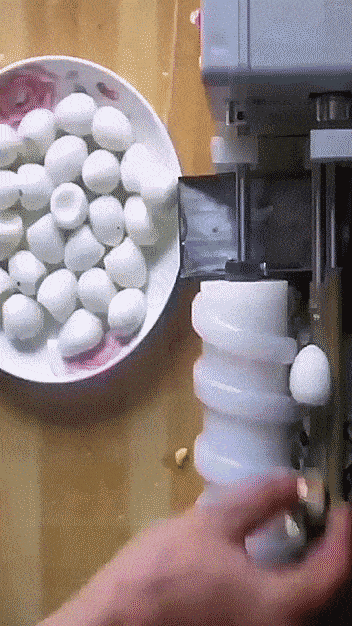 Очистка яиц