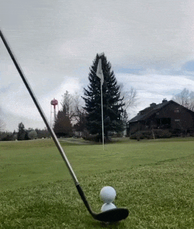 Отличный удар в гольфе